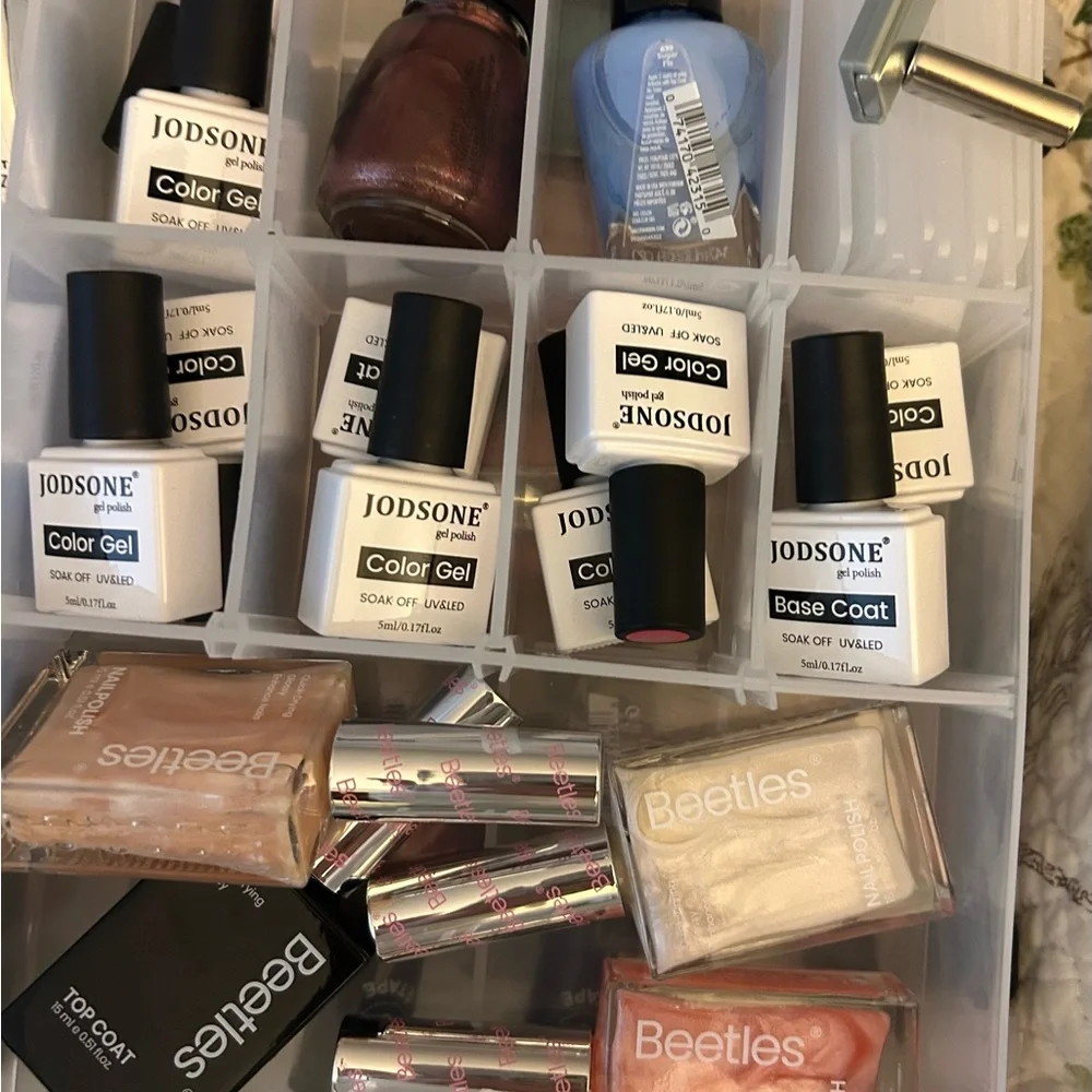 Nail Polish w/ Organizer 51 bottles, All New
